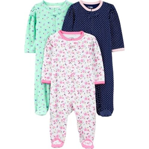 Simple Joys by Carter's Baby-Boys 3-Pack Sleep and PlayFootie