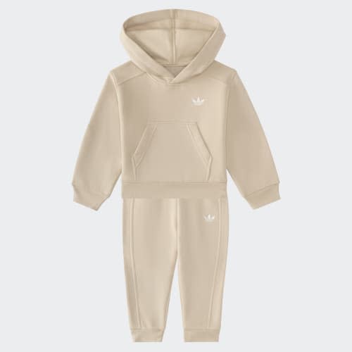 Originals 2-Piece Long Sleeve Essential Fleece Hooded Pullover & Jogger Pant Set