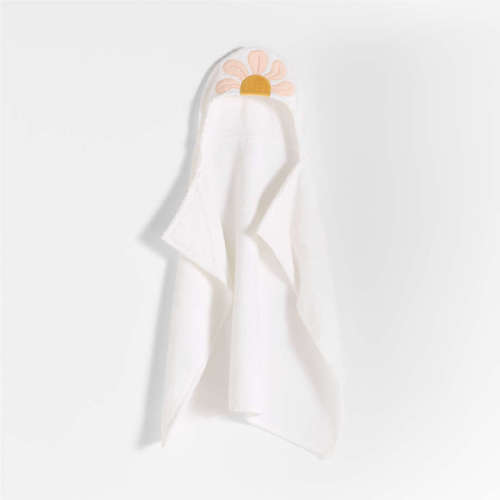 Flower Organic Cotton Hooded Baby Towel