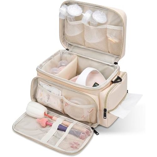 GDNasist Breast Pump Bag Compatible with Spectra S1 and S2, Pumping Bag