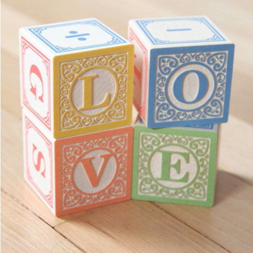 Classic Wooden Alphabet Blocks