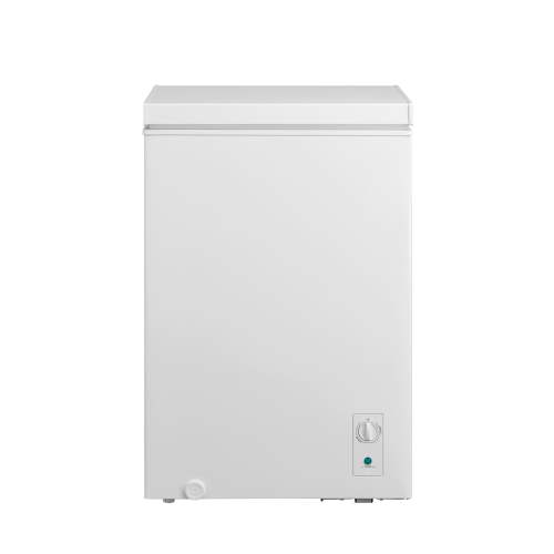 Arctic King 3.5 Cu Ft Convertible Chest Freezer or Refrigerator, Manual Defrost, Mechanical Thermostat, Removable Basket, White