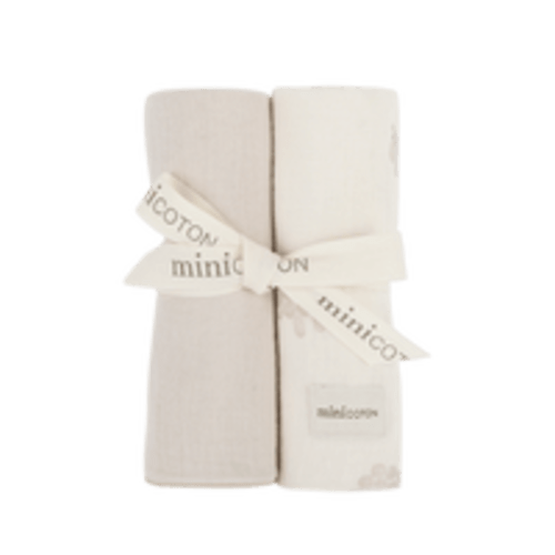 Muslin Pack Sheep + Cream · Minicoton