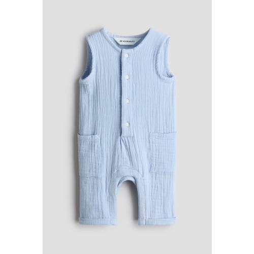 COTTON MUSLIN ROMPER SUIT