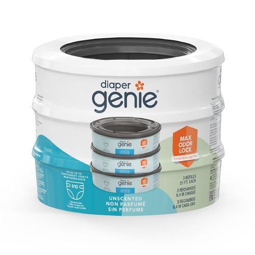 Diaper Genie Unscented 3-Pack Round Refills