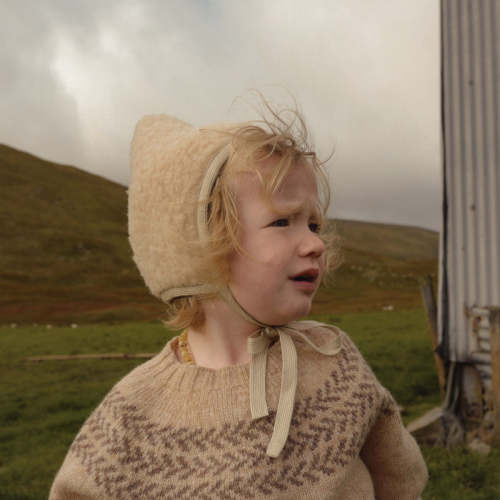 Topi Baby & Kids Bonnet - Wool Teddy Fleece - Oatmeal – MamaOwl