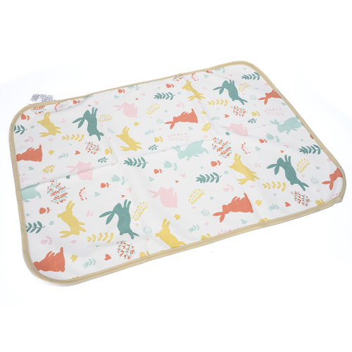 Baby Portable Changing Pad - Diaper Change Pad Large Size (19.68"*27.56") - Waterproof Diaper Changing Mat for Girls Boys Newborn