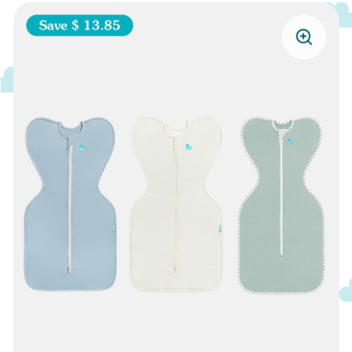 Swaddle Up Starter Bundle | 0.2 TOG | Soft Blue | Breton Stripe | Olive