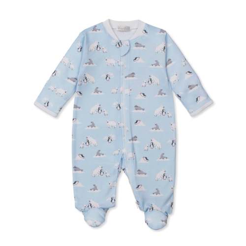 Arctic Awe Zip Footie - 3-6