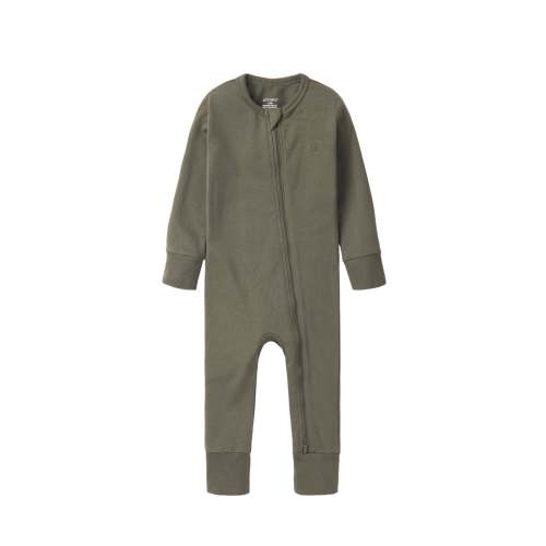 2-Way Zip Romper - Hunter