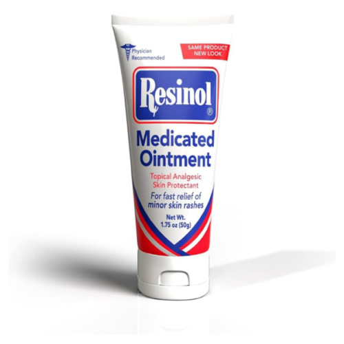 Resinol Medicated Ointment For Itch Relief And Protection Of Skin Rashes and Irritations, 1.75 Ounce Tube