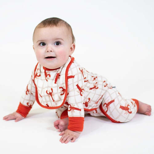Convertible Zip Pajamas - Crawfish – Goosies