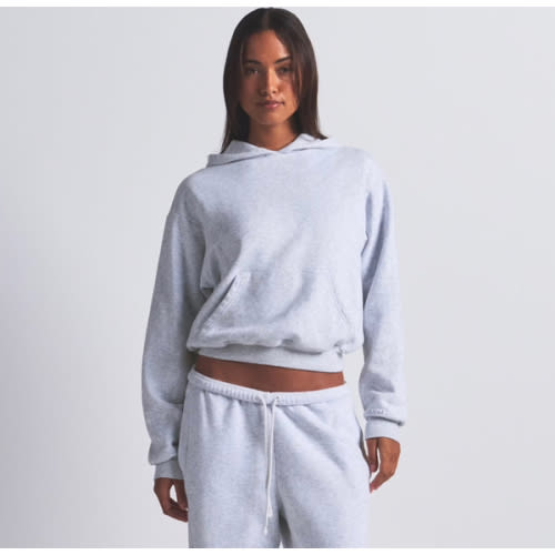 COTTON FLEECE CLASSIC HOODIE | LIGHT HEATHER GREY