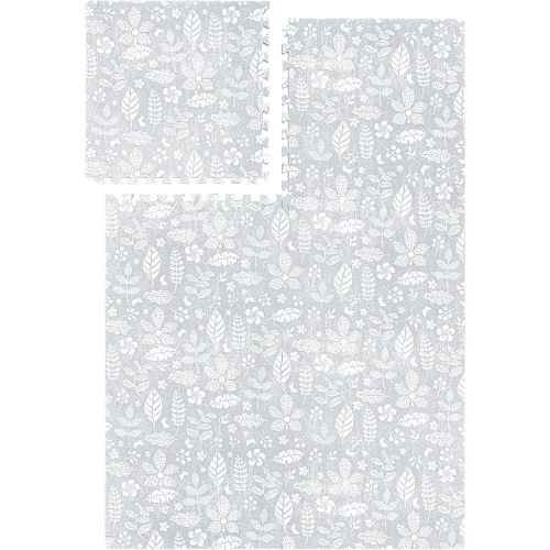 Premium Exercise & Baby Foam Play Mats - Stylish & Large Non-Toxic Puzzle Floor Mat - 6 Tiles - Spacious 6ft x 4ft - Peel-Resistant Reinforced Ver. - Soft, Thick, Waterproof - Tranquil Gray