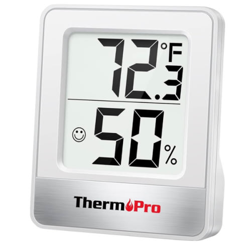 ThermoPro TP49 Digital Hygrometer Indoor Thermometer Humidity Meter Room Thermometer with Temperature and Humidity Monitor Mini Hygrometer Outdoor