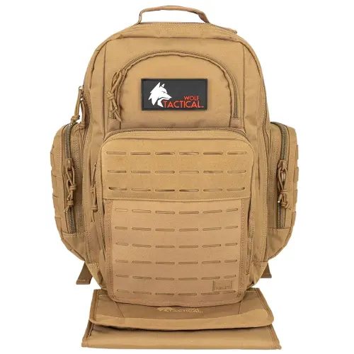 WOLF TACTICAL Military Inspired Diaper Bag - Dad Diaper Bag Backpack with Changing Mat, Mens Diaper Bag for Dad