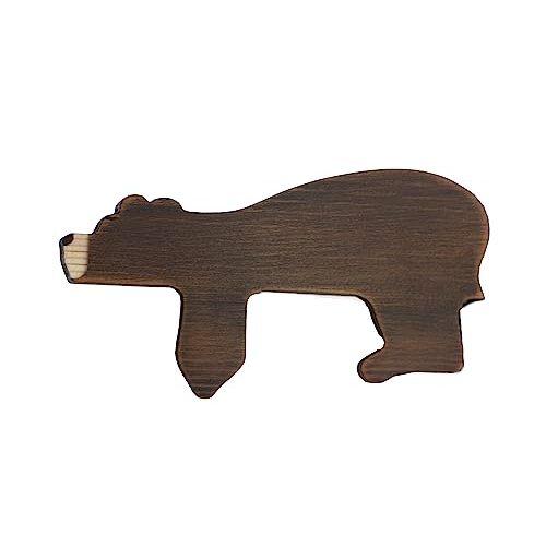 Decocove Door Topper (Wood - Right Side) - Adorable Bear Shape Door Topper - Handcrafted Wood Decor for a Rustic Touch