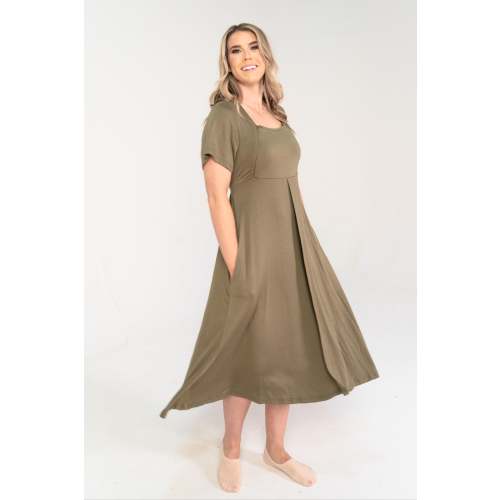 Cassidy Labor & Postpartum Gown Sage – Lila