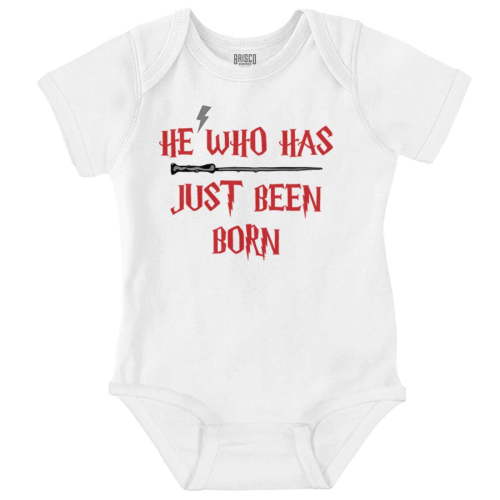 He Who Has Just Been Born Wizard Bodysuit Jumper Boys Infant Baby Brisco Brands NB