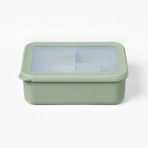 Snack Bento Food Storage Container Green - Figmint™