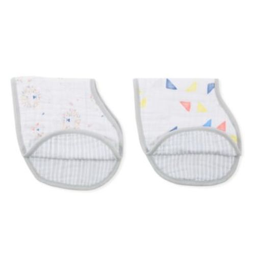 Aden + Anais 2-Pack Leader of the Pack Burpy Bibs - MULTI - 2 PACK