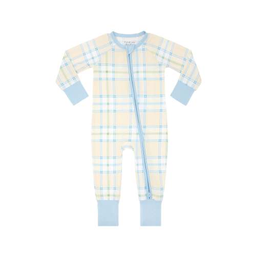 Summer Plaid Zipper Romper IMJ x Lauren Lane