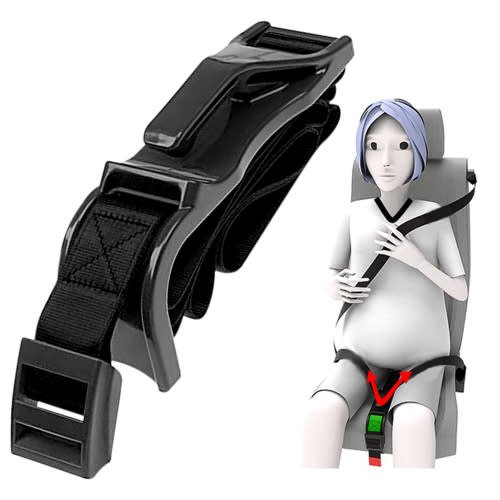 GearHill Comfortable and Safe Seat Adjuster Strap with ABS Material
