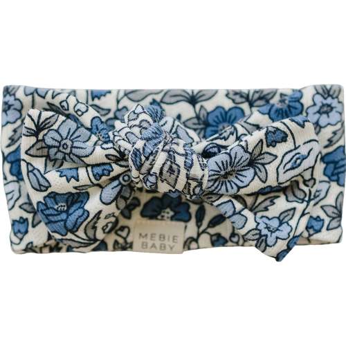 Mebie Baby Heather Grey Ribbed Bamboo Head Wrap
