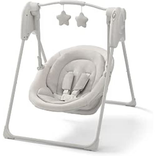Graco Slim Spaces Compact Baby Swing - Indoor Infant Swing, Baby Registry Must Have, Gifts for New Parents