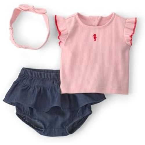 Carter's Baby Girls' 3-piece Diaper Cover Set