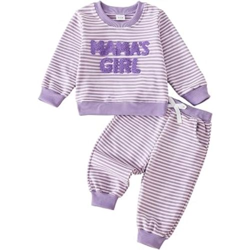 Kaipiclos Toddler Baby Girl Fall Winter Outfit Mamas Girl Sweatshirt Pants