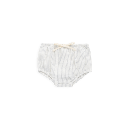 Organic Cotton Gabriel Bloomer-Mini Pinstripe Parchment / Dawn – Jamie Kay USA