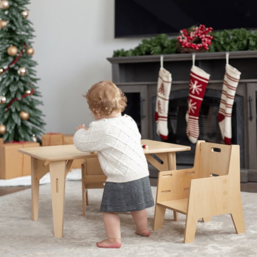 Adjustable Montessori Weaning Table and Chair Set