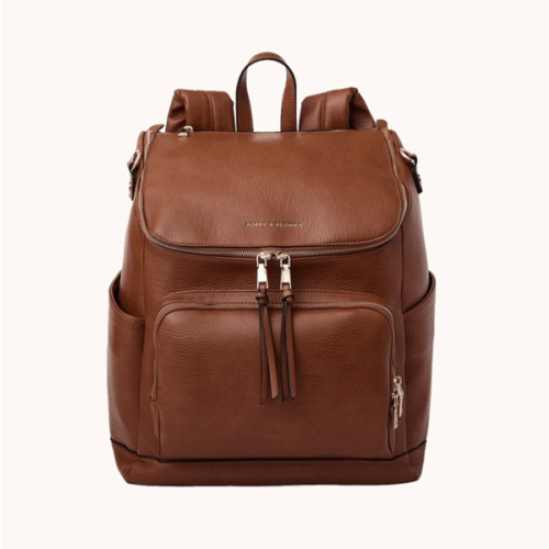 Lullaby Diaper Backpack Chestnut | Poppy and Peonies – www.poppyandpeonies-us.com