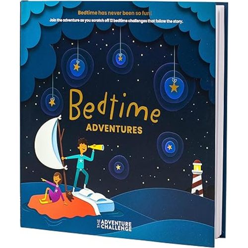 The Adventure Challenge Bedtime Adventures, Includes 12 Exciting Bedtime Challenges, Bedtime Story Book for Kids & Toddlers, Engaging Book for Parents & Children