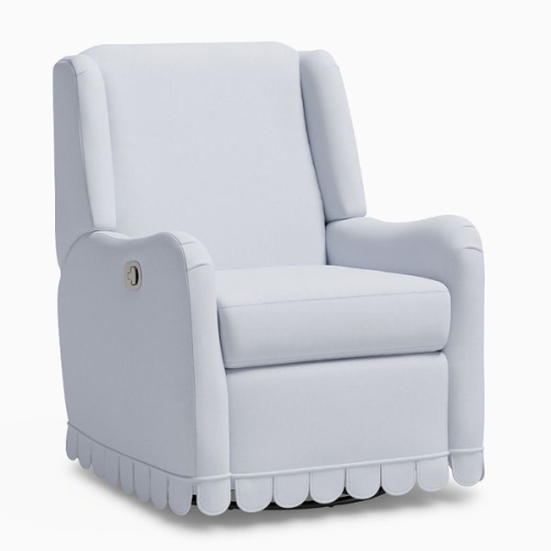 Merced Scalloped Swivel Glider Recliner