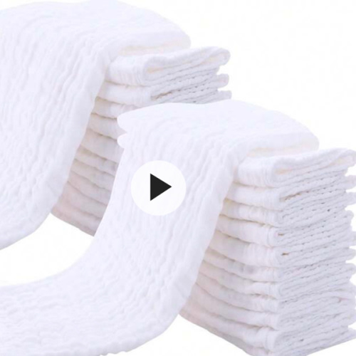 20 Pcs White Baby Muslin Washcloth 12 X 12 Inch 100% Cotton Soft And Absorbent Muslin Washcloth Burp Cloth Wipe Newborn Face Towel For Baby Boy Girl Sensitive Skin,Baby Washcloths,Muslin Burp Cloths,Muslin Washcloths Baby,Burp Cloths | SHEIN USA