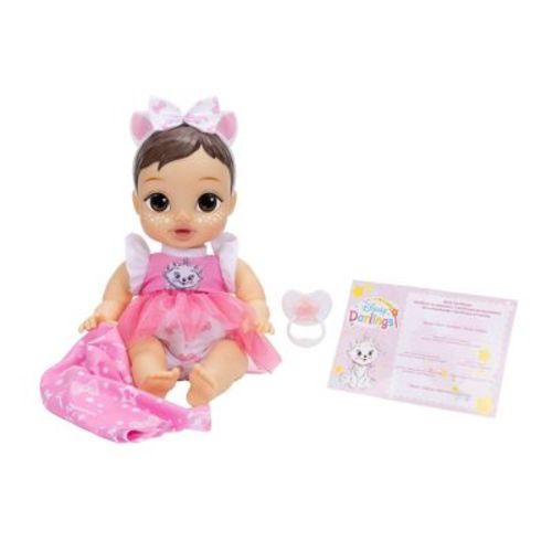 Disney Darlings Snuggly Stars Doll Marie Brunette Hair Brown Eyes
