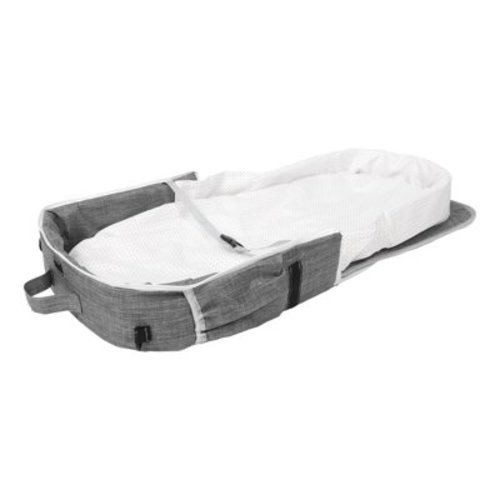 Raindrops Travel Baby Bed Foldable Portable Infant Bed With Detachable Bed In Bed Ideal For Travel, Camping, And Home Use, Lightweight And Easy To Carry, Grey.