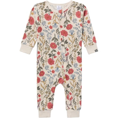 Modern Moments by Gerber unisex-baby Hacci Footless Pajamas