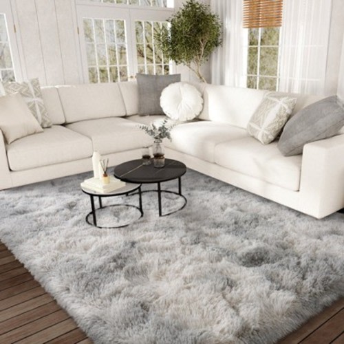 LOVEVOOK 5x7 Feet Area Rugs for Living Room Bedroom, Non-Slip Fluffy Soft Shag Rug, Plush Carpet for Home Dorm Decor Aesthetic