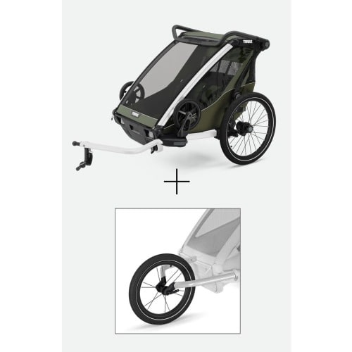 Chariot Lite Double Multisport Trailer with Jog Kit