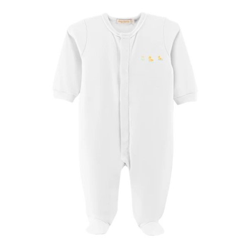 Three Little Ducks Footie w/ Piping Trim