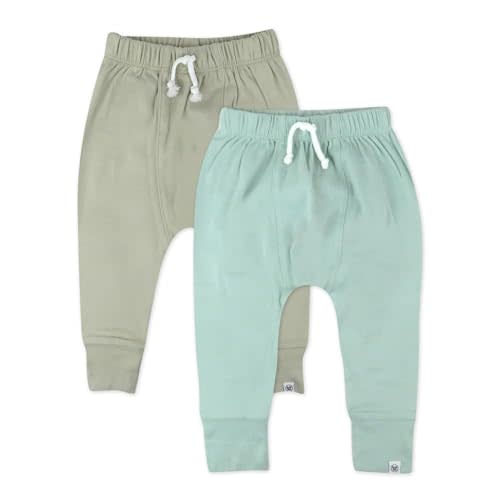 Multipack Honest Pants Joggers Pull on 100% Organic Cotton for Infant Baby and Toddler, Boys, Girls, Unisex