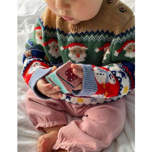 Fair isle Jumper-Multi Festive Fair Isle