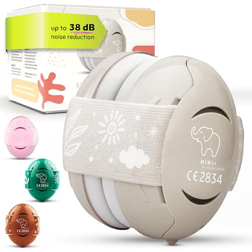 Schallwerk ® Mini+ Baby Ear Muffs – Infant Noise Cancelling Headphones, Toddler Ear Protection, Baby Headphones for Noise