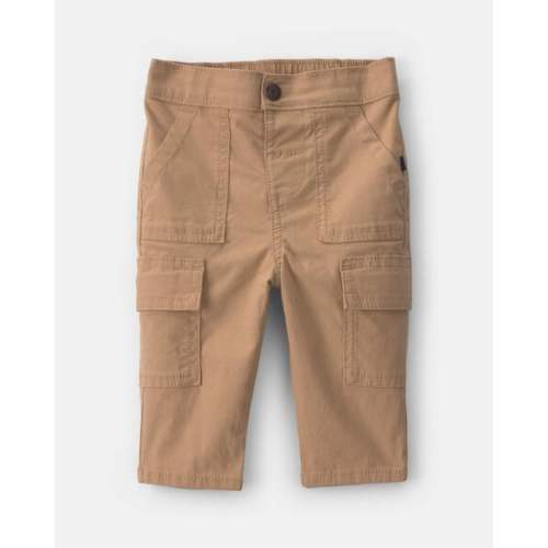 Baby Boy Wide-Leg Cargo Pants - Khaki - OshKosh B'gosh | Carter's