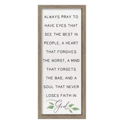 Inspirational Life Panel I Wall Sign | At Home