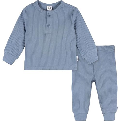 Gerber Baby Boys' 2-piece Jogger Set, Blue