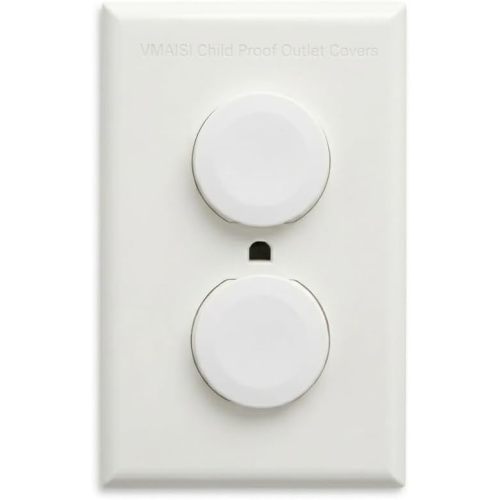 Vmaisi 62 Pieces Outlet Covers ChildProof Plug Protector - Baby Proofing Electrical Safety Outlet Plugs